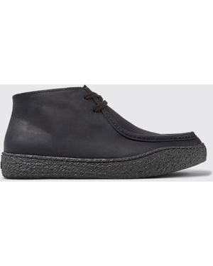 Camper Peu Terreno Nubuck Lace-Up Chukka Boots - White