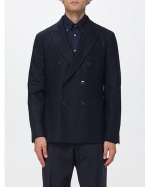 Brooksfield Caban Doppiopetto - Blu