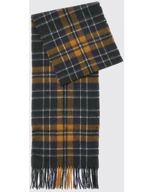 Barbour Tartan Pattern Scarf - Brown