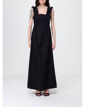 Liu Jo Cotton Midi Dress - Black