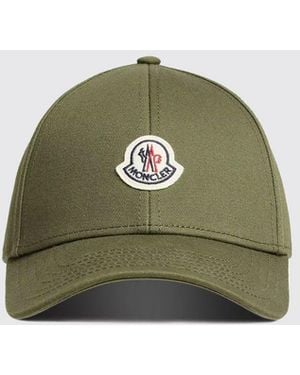 Moncler Cotton Baseball Cap - Green