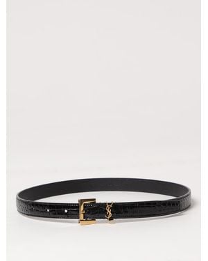 Saint Laurent Ceinture Femme - Blanc
