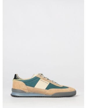 Paul Smith Baskets Dover En Cuir Et Nubuck Bicolores Avec Logo - Multicolore