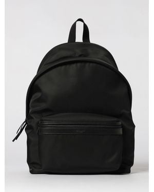Saint Laurent Mochila City De Econyl - Negro
