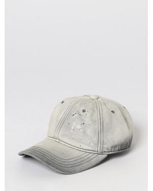 Our Legacy Bleached Denim Ballcap Hat - White