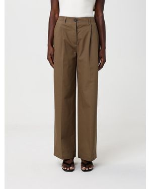 TOTEME Cotton Trousers - Natural