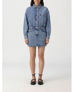 Patrizia Pepe Denim Shirtdress - Blue