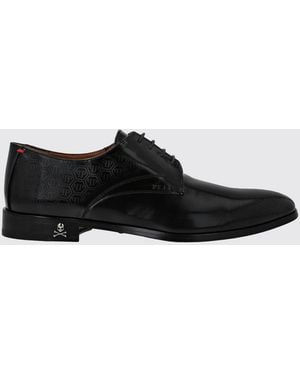 Philipp Plein Leather Derby Shoes - White