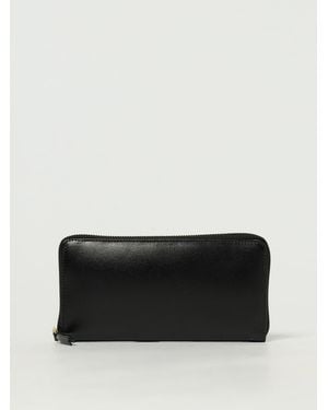 Comme des Garçons Zip Around Leather Wallet - Black