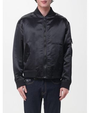 Versace Jeans Couture Polyester Bomber Jacket - Blue