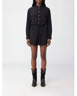 Isabel Marant Mono Corto De Mezcla De Algodón - Negro