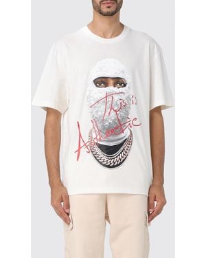 ih nom uh nit Printed Cotton T-Shirt - White