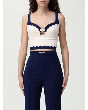Elisabetta Franchi Top Damen - Blau