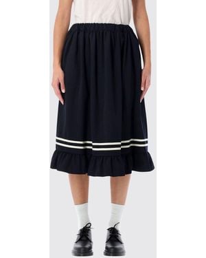 Comme des Garçons Falda Mujer - Azul