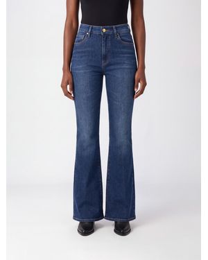CYCLE Jean Flare Taille Haute Flaire En Denim À Cinq Poches - Bleu