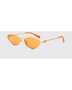 Miu Miu 0Mu56Zs Metal Sunglasses - Metallic