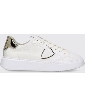 Philippe Model Temple Leather Trainers - White