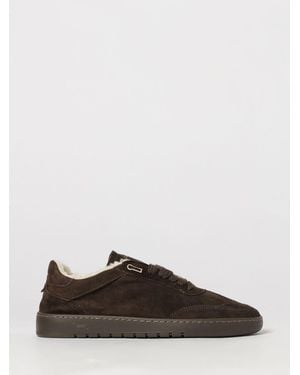 Piumha Suede Low-Top Sneakers With Shearling Lining - Brown