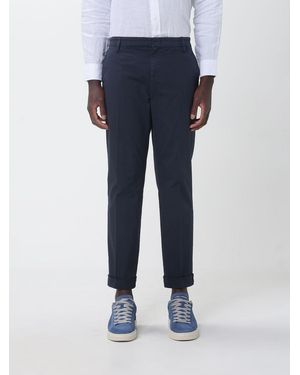 Dondup Slim Fit Cotton Trousers - Blue