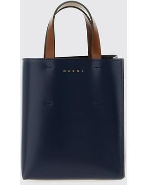 Marni Borsa Tote Museo Mini - Blu