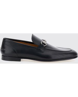 Gucci Mocasines Jordaan De Piel - Blanco
