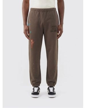 GALLERY DEPT. Abstract Print Cotton Jogging Pants - Gray