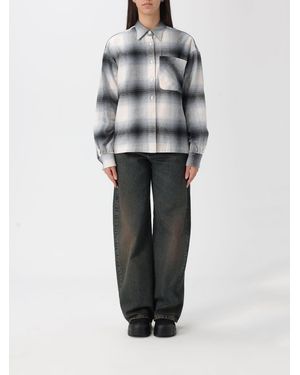 AMISH Hemdbluse Damen - Grau