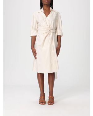 Pinko Aline Cotton Poplin Shirtdress - Natural
