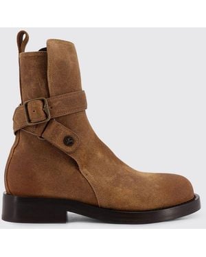 Burberry Suede Boots - Brown