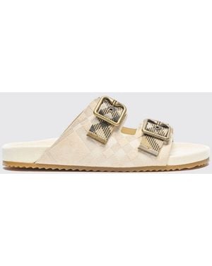 Burberry Flat Sandal - White