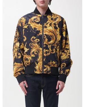 Versace Jeans Couture Reversible Polyester Bomber Jacket - Blue