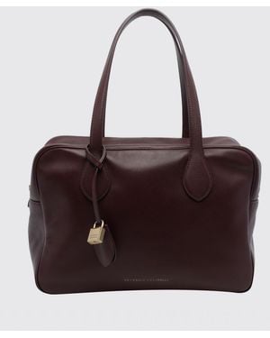 Brunello Cucinelli Bolso De Mano Mujer - Morado