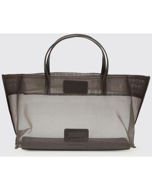 STAUD Christos Mini Mesh Nylon Bag - Gray