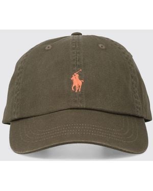 Polo Ralph Lauren Cotton Hat With Embroidered Logo - Green