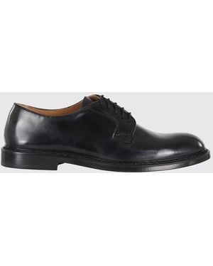 Doucal's Brushed Leather Derby - White
