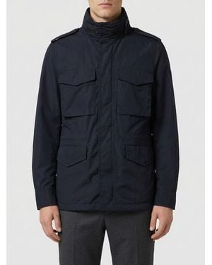 Aspesi Cotton Blend Parka - Blue