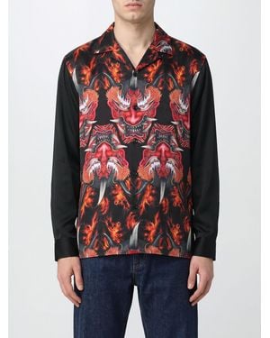 Y-3 Long-Sleeved Graphic Print Shirt - Red