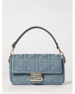 Fendi Borsa A Spalla Donna - Blu