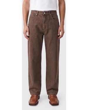Jacquemus De-Nîmes Tempo Baggy Fit Jeans - Brown