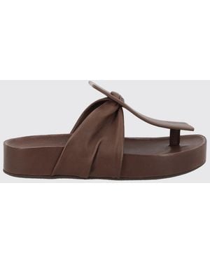 Uma Wang Heeled Sandal - Brown