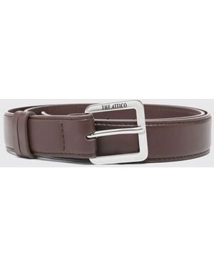 The Attico Calf Leather Belt - Brown
