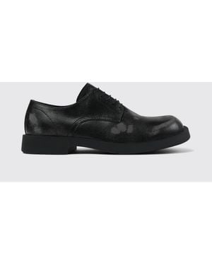 CAMPERLAB Mil 1978 Aged Leather Derbies - Black