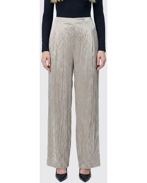 Avant Toi Stretch Silk Palazzo Trousers - Grey