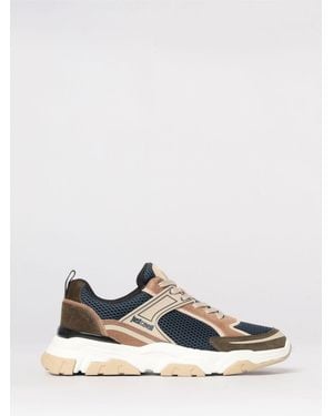 Just Cavalli Suede And Mesh Trainers - White