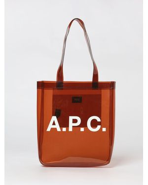 A.P.C. Lou Pvc Tote Bag - Red