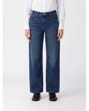 Levi's Flora Low-Rise Straight-Leg Jeans - Blue