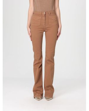 Elisabetta Franchi Slim Fit Stretch Denim Jeans - Natural