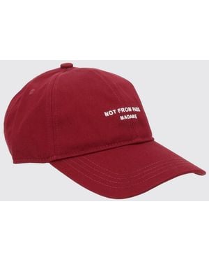 Drole de Monsieur Cotton Twill Baseball Cap With Embroidered Logo