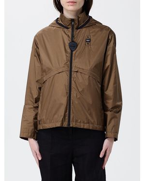Blauer Polyester Hooded Jacket - Brown