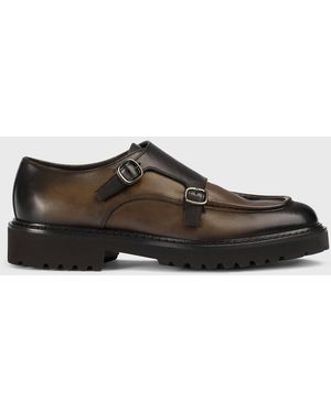 Doucal's Monk Strap - Marrone